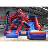 Structure gonflable personnalisée : château, toboggan, jeux de plein air, Spiderman, jeux sportifs, combo gonflable