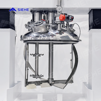 Solution clé en main industrielle robuste, contrôle PLC, mélangeur multifonctionnel entièrement automatique à double arbre, 2000L