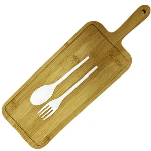 Renewable Eco-friendly Bulk White Color Knife Fork Spoon 100% biodegradable cutlery
