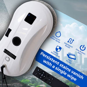 <span class=keywords><strong>Robot</strong></span> Limpiacristales Inteligente para el Hogar, <span class=keywords><strong>Robot</strong></span> de Limpieza de Vidrios con Control Remoto, Limpiacristales Eléctrico para el Hogar, Oficina, Hotel - Product Image 2