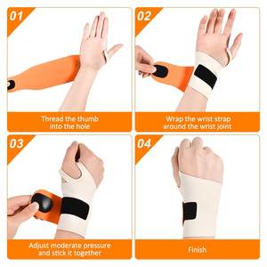 Grosir Pabrik penjepit pergelangan tangan Neoprene Premium, penopang tangan tali pergelangan tangan cocok untuk kedua tangan - Product Image 2