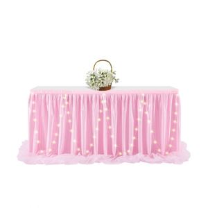 Grass Skirt for <b>Table</b> <b>Table</b> Skirts for Sale Tulle <b>Table</b> Skirt 9ft Baby's Birthday Party - Product Image 6