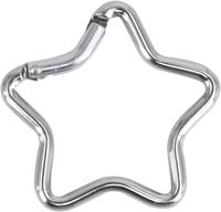 Mousqueton à étoiles en aluminium personnalisé en gros Mousquetons d'escalade Mousqueton à crochet Porte-clés
