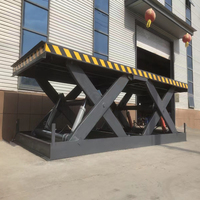 Plateforme élévatrice à ciseaux fixe, table élévatrice verticale stationnaire pour marchandises, élévateur de marchandises robuste pour entrepôt avec certificat CE