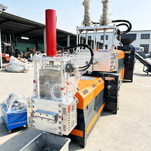 Machinery Waste Plastic Flexible Film WPC Pelletizer Flake Regranulation Line Machine Agglomerator Vendor Factory Guansheng - Product Image 1