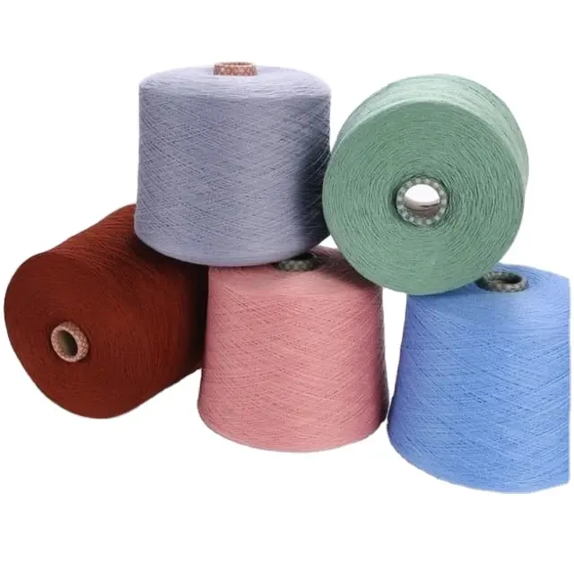 hotsales dope dyed ring spun polyester yarn made in china 16s 18s 21s 24s 28s 30s 40s 45s 50s 60s