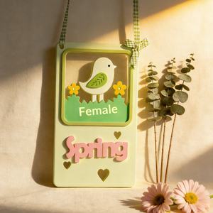Nouveau Pendentif en époxy à suspendre, motif Lettre <span class=keywords><strong>de</strong></span> Pâques, pour bricolage, avec motifs d'oiseaux et <span class=keywords><strong>de</strong></span> fleurs, pour maison d'oiseaux, aromathérapie et plâtre, pour le marché transfrontalier - Product Image 2