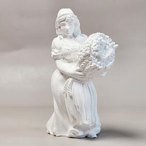 Moldes de fundición de resina hechos a mano para adornos decorativos DIY estilo Ins silicona Mujer Trabajadora moldes W0362 - Product Image 2