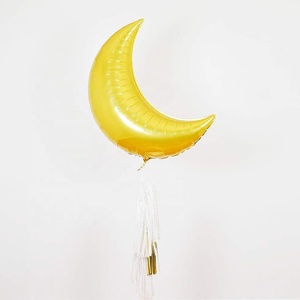 بالون قصدير على شكل هلال فضّي قابل للنفخ كبير الحجم لحفلة عيد الميلاد - Product Image 6