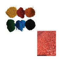 130 types oxyde de fer pigment rouge pour marbre coloriage