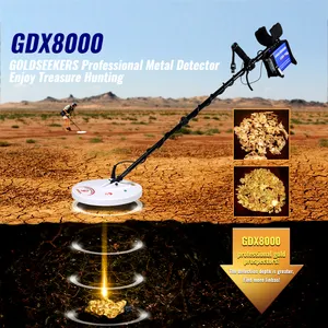 फैक्टरी प्रत्यक्ष बिक्री कम कीमत सोने चाहने वालों GDX-8000 खजाना शिकार भूमिगत औद्योगिक गोल्ड खोजक धातु डिटेक्टर