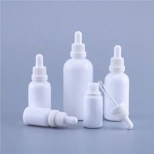 Recipiente de alta calidad para aceites esenciales, envases de cosméticos de 5ml, 10ml, 15ml, 20ml, 30ml, 50ml, 100ml, botella cuentagotas de vidrio de ópalo blanco - Product Image 1
