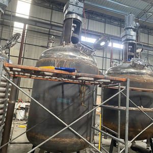 Mezclador de Reactor Industrial Vertical con Motor, Caja de Cambios, Bomba, Reactor de Tanque Agitado de Acero Inoxidable, Máquina de Pegamento para Reactores - Product Image 6