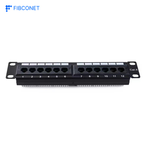 แผงแพทช์เน็ตเวิร์ก UTP ขนาด 19 นิ้ว CAT6 RJ45 12 พอร์ต เหล็กแผ่นรีดเย็น ฟอสเฟอร์บรอนซ์ - Product Image 4
