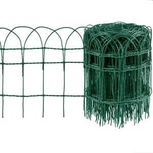 Historic Montford Style Double Loop Wire fence/Traditional Double Loop Woven Wire Mesh Fence for 1920's Style Homes