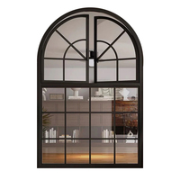 Venta Directa de Fábrica, Ventanas Redondas de Aluminio para Iglesia con Arco Fijo, Diseño de Vidrio