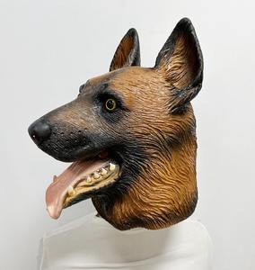 Máscara de Fiesta de Cabeza de <span class=keywords><strong>Perro</strong></span> Pastor Alemán de Lujo, Máscara de Látex Suave de Animal, Máscara de Disfraz Novedosa para Adultos - Product Image 4