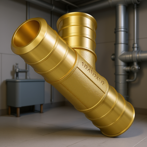 Raccords de tuyauterie en laiton de type pince 3/4 po NPT pour systèmes pneumatiques, tuyaux de plomberie, conception industrielle, impression laser - Product Image 2