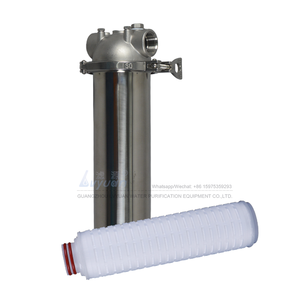 Abrazadera de tratamiento de agua de 10 pulgadas de acero inoxidable 316L para carcasa de filtro de cartucho industrial para equipos de filtración de vino - Product Image 6
