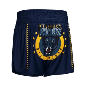 Shorts de Muay Thai Personalizados al por Mayor Unisex, Shorts de Boxeo Tailandés MMA, Sublimación OEM, Ropa de Artes Marciales - Product Image 5