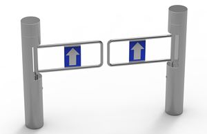 Supermarkt Toegangscontrole Beveiliging Swing Barrière Snelheid Poort Tourniquet Voor Toegangsbeheer - Product Image 5