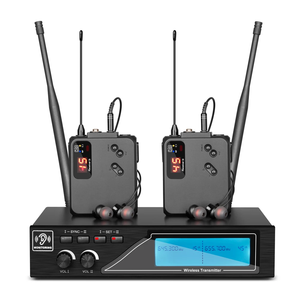 OEM <span class=keywords><strong>JR22</strong></span> Vente en gros Système de monitoring intra-auriculaire sans fil 2 canaux pour chanteur - Product Image 1