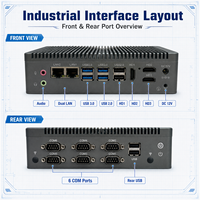Mini-ordinateur N97 8-16 Go DDR4 Double LAN 2.5G 2* DP Windows 11 Pro Ubuntu Server Mini PC Industriel