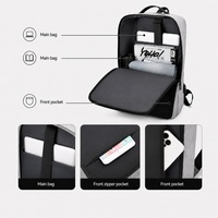 Sac à dos unisexe personnalisé avec logo, pas cher, pour le sport universitaire, en tissu Oxford, pour hommes, voyages d'affaires, avec fermeture éclair, port USB, pour étudiants, école, ordinateur portable