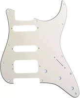 Pickguard de guitare électrique HSS ST en plastique durable bleu perle 4 plis avec trou pour micro Humbucker pour pièces de guitare ST