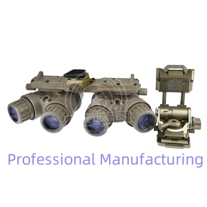 โรงงานจีนขายส่ง อุปกรณ์มองกลางคืนแบบพาโนรามา NVG IIT Gen2+/Gen3 แบบมีหมวกป้องกัน IP65/IP67 พร้อมเลนส์สี่ตา - Product Image 6