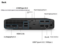 Ordinateur de bureau commercial à prix de gros, mini-ordinateur de poche, PC I7-13700t 8G 512SSD HP Elite Mini 800G9 DM