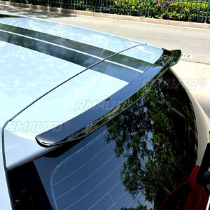 Aileron de toit arrière, diffuseur de coffre arrière, garniture pour Volkswagen Golf 7 Golf 7.5 GTI R MAX 2014-2020 Noir brillant - Product Image 3