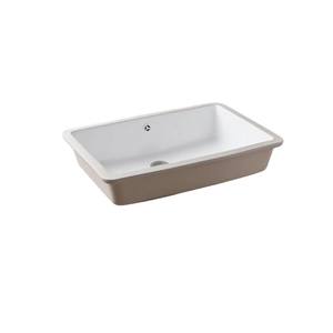 Lavabo de Cerámica para Encimera, de un Solo Orificio, <span class=keywords><strong>en</strong></span> Tamaños Grande y Pequeño, Ovalado y Cuadrado, para Balcón, Empotrado, para Hogar y Hotel - Product Image 5
