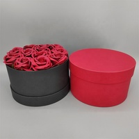 Kotak Hadiah Bunga Pernikahan Ramah Lingkungan Kustom, Kemasan Karton Bulat yang Dapat Digunakan Kembali dengan Bahan Daur Ulang, Pilihan Cetak Kustom