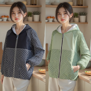 Tablier de travail personnalisé avec logo pour jeunes, petit tablier de <span class=keywords><strong>cuisine</strong></span> et de maison, nouvelle veste de travail spéciale pour femmes, imperméable et résistante à l'huile - Product Image 2