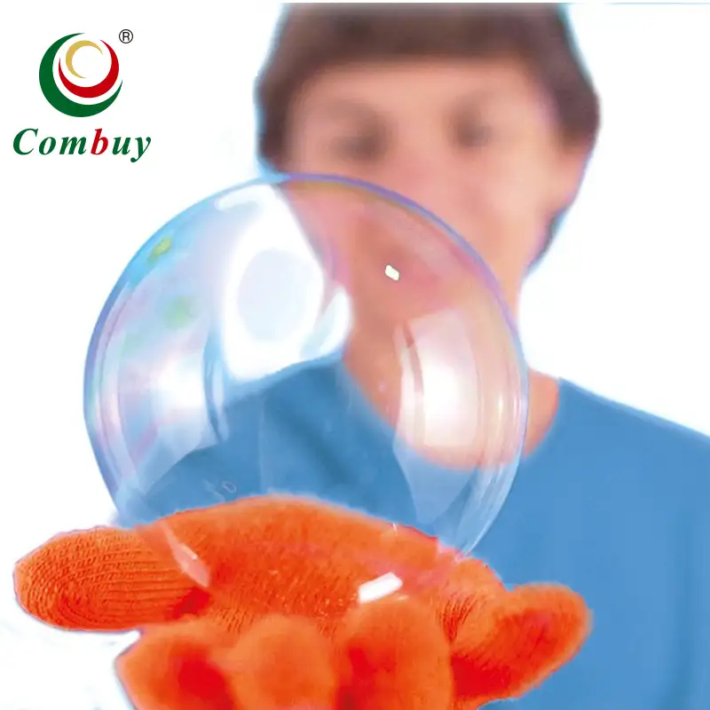 Burbuja mágica elástica con guantes para niños, juego de juguete, jabón