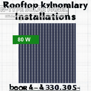 แผงโซลาร์เซลล์ PHOEBUS MSP80W แบบ N-Type 12BB กระจกสองชั้น สีดำทั้งหมด ผลิตจากซิลิคอนโมโนคริสตัลไลน์ ประสิทธิภาพ 22.8% รับประกัน 1 ปี ขายส่ง - Product Image 2