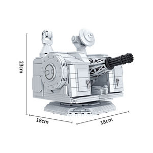 Planos terbaru 628012 WWII militer MOC teknikal Destroyer kedekatan kendaraan perakitan blok bangunan bata set mainan - Product Image 5