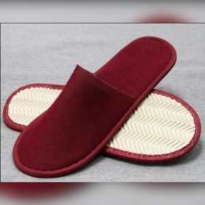 Zapatillas desechables, proveedor de China, zapatillas ecológicas de lujo personalizadas antideslizantes para adultos, hospitalidad, viaje en avión, gran oferta - Product Image 5