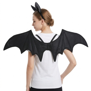 Ali di pipistrello nere per Halloween, ali di drago, ali da demone, accessori per costume da pipistrello CAPE-0031 - Product Image 1