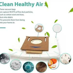 Sac à poussière et filtre en tissu lavables pour robot aspirateur Ruichen, compatible avec Ecovacs T8 T8aivi Max N8PRO, accessoire de nettoyage et de balayage domestique - Product Image 3