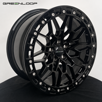 GREENLOOP 17X 10 18X 9 19X10 Jantes forgées fonctionnelles Beadlock pour BMW 540 Argent Quincaillerie ET25 PCD 5X112 CB66.6