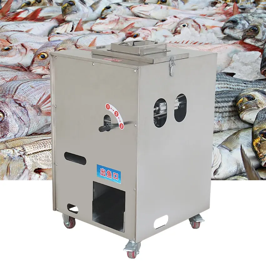Industrial Fish Remove Scaler Cutting Machine Fish Scaling Filleting Machine, Fish Scale Removing Machine