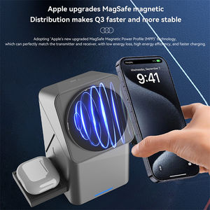 Stasiun Pengisian Daya Nirkabel <span class=keywords><strong>3</strong></span> in 1 15W untuk iPhone 16 Charger Cargador Inalambrico Magnetic Qi2 Wireless Charger Draadloze Oplader - Product Image 3