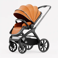 Poussette bébé de haute qualité 3 en 1 Système de pliage léger pour bébé Porte-bébé Poussette 3 en 1 réglable