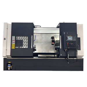 Tour <span class=keywords><strong>CNC</strong></span> à banc incliné haute précision TCK700DY avec tourelle motorisée et mandrin hydraulique pour l'usinage de moules de pièces automobiles, certifié CE ISO - Product Image 3