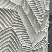 Revêtement mural flexible en pierre artificielle, imitation travertin, en matériau d'argile modifié 3D, flexible et souple, pour l'intérieur