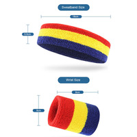 Nouveaux sports en cours d'exécution extensible coloré arc-en-ciel bandeaux bandeaux