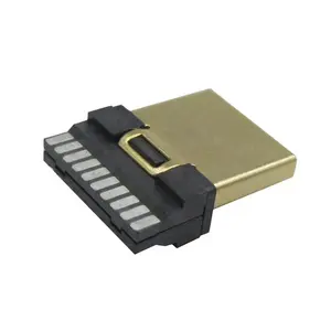Nuevo diseño PCB montaje audio alta calidad 19 pin HDMI macho PCB enchufe conector hembra