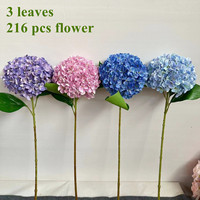 Groothandel 3D gecodeerde 216 hortensia bloemstukken boeketten tafelbloemen ornamenten decoratieve bloemen